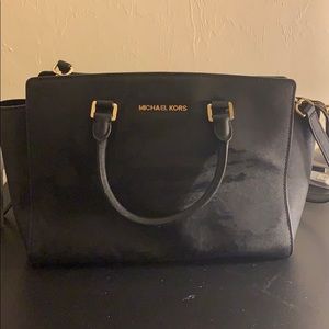 Micheal kors selma Medium black satchel